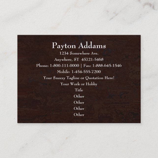 Cartão de visita da mandala da renovação (Frente)