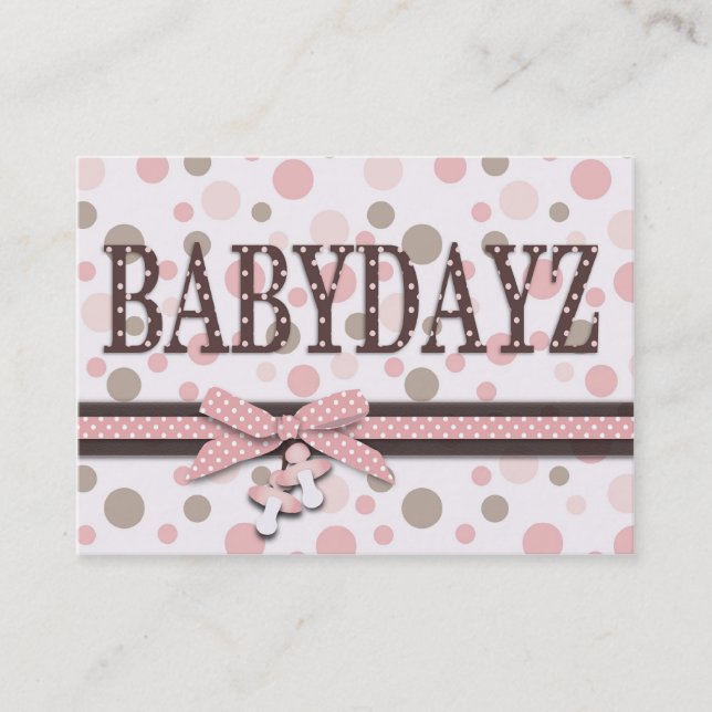 Cartão de visita da menina (Frente)