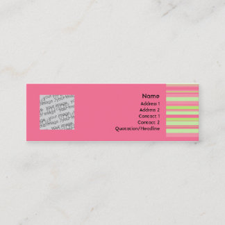 Cartão de visita da morango & do quivi