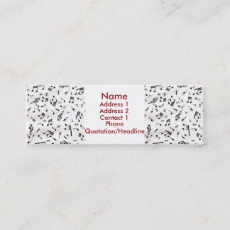 Cartão de visita da música