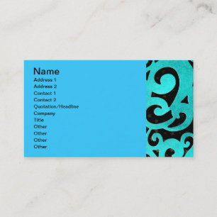 Cartão de visita da noite estrelado