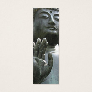 Cartão de visita da palma de Buddha
