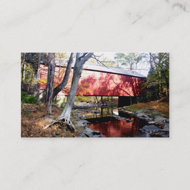 Cartão de visita da ponte coberta (Frente)