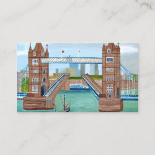 Cartão de visita da ponte de Londres
