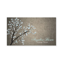 Cartão de visita da saúde & do bem-estar