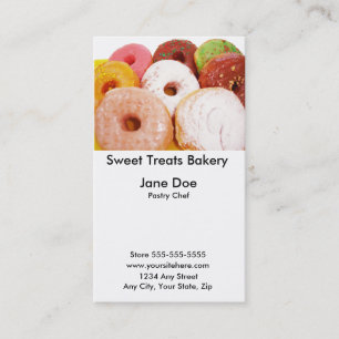 Cartão de Visita da Sweet Treats