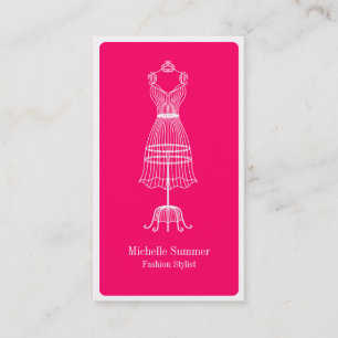 Cartão de visita da tevê do estilista da forma