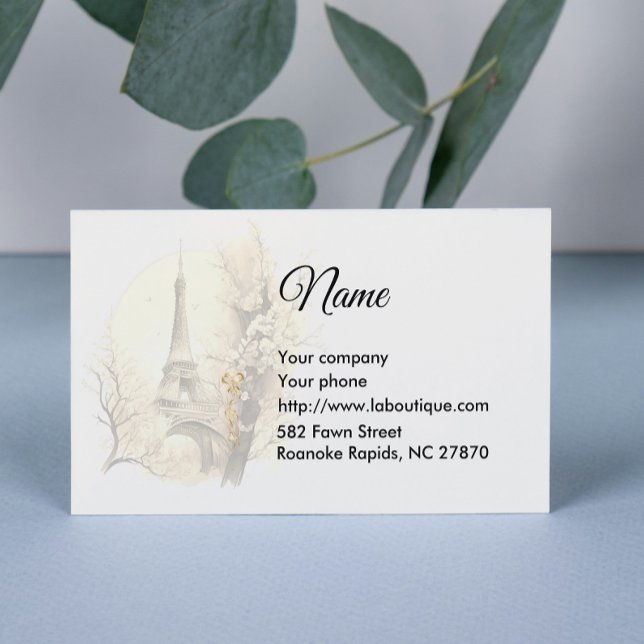 Cartão de visita da Torre Eiffel (Criador carregado)
