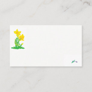 Cartão de visita/ Daffodils