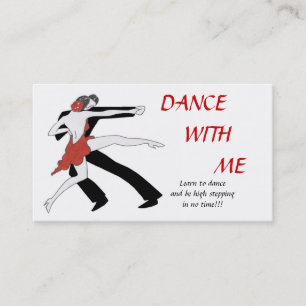 Cartão De Visita Dança comigo
