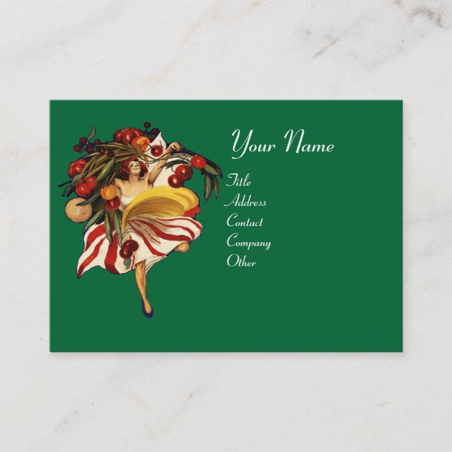 CARTÃO DE VISITA DANÇA DO PARTIDO ESPAGUETE, COZINHA ITALIANA E TOM (Frente)