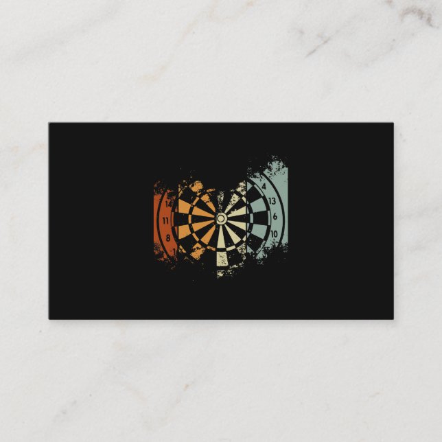 Cartão De Visita Dardos retrorreflectores Dardos de imagem Mestrado (Frente)