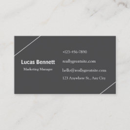 Cartão De Visita Dark Modern Business Cards