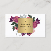 Dark Vintage Modern Floral Motif Luxe Designer I
