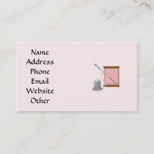 Cartão de visita das artes e dos artesanatos da