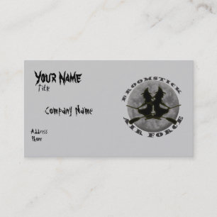 Cartão de visita das bruxas do Dia das Bruxas