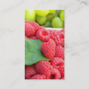 Cartão de visita das frutas frescas