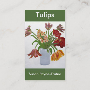 Cartão de visita das tulipas: Susan Payne-Trutna