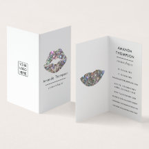 Dazzling Faux Glitter Lábios Makeup Artist Busines