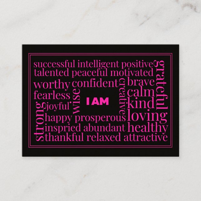 Cartão de visita de 8,9 cm x 6,4 cm (Frente)