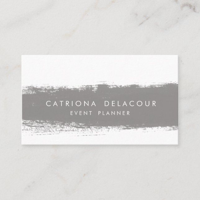 Cartão de visita de abertura de Abstrato de Waterc (Frente)