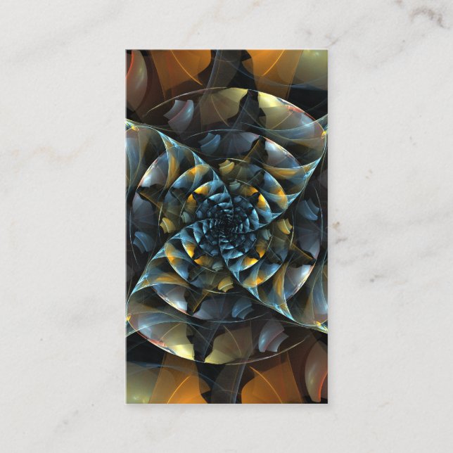 Cartão de visita de Abstrato de pintura (Frente)