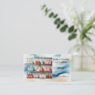 Cartão de visita de Acessórios de bolsas do Design