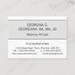 Cartão de visita de Advogado Profissional Simples
