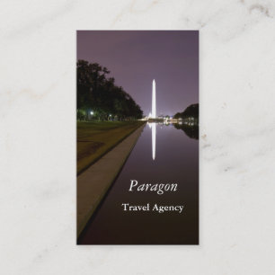 Cartão de visita de Agência viagem