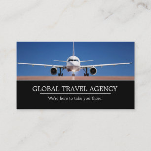 Cartão de Visita de Agente de Agência de Viagens G