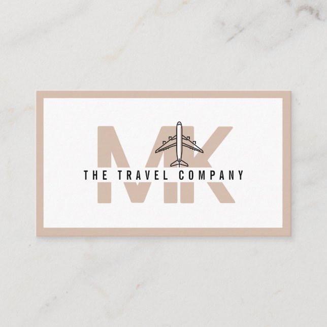 Cartão de visita de Agente de Agência viagem (Frente)