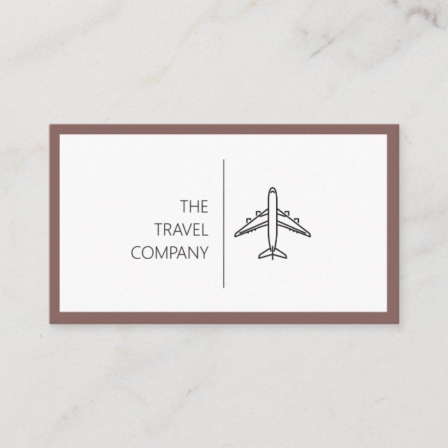 Cartão de visita de Agente de Agência viagem (Frente)