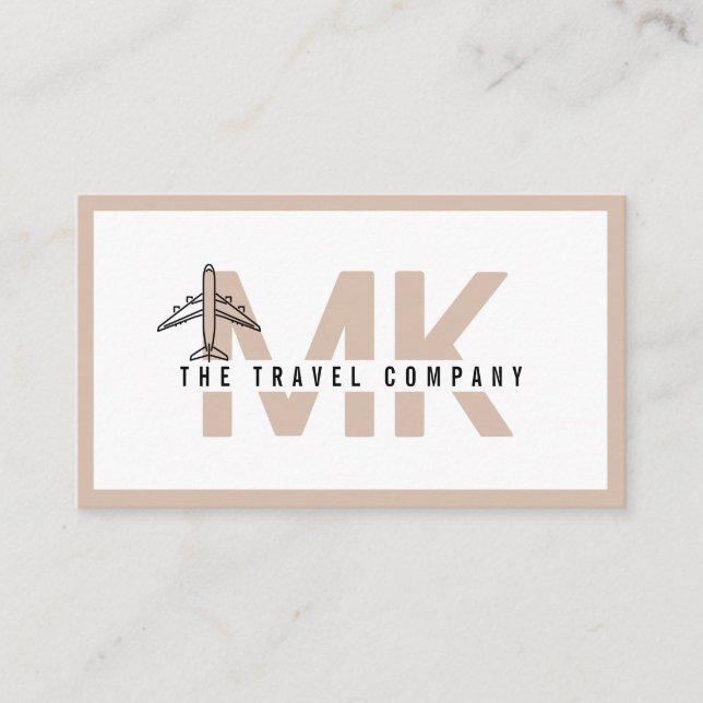 Cartão de visita de Agente de Agência viagem (Frente)