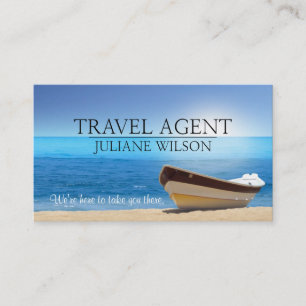 Cartão de Visita de Agente de Viagens