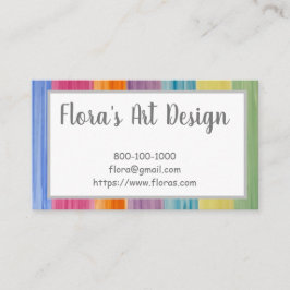 Cartão de visita DE ÁGUA