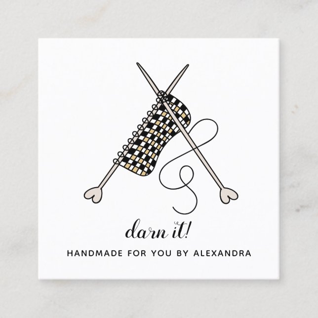 Cartão de visita de Agulha de Corte (Frente)