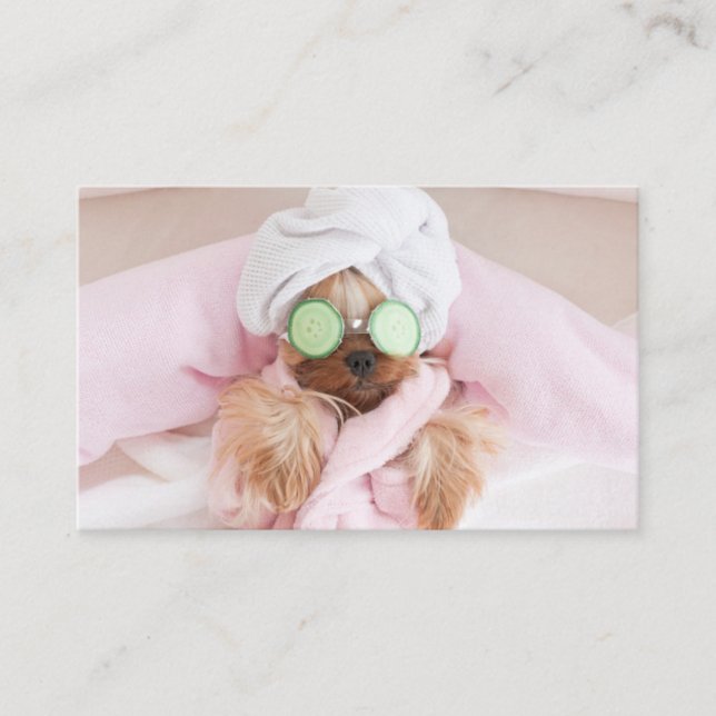 cartão de visita de aliciamento de cães (Frente)