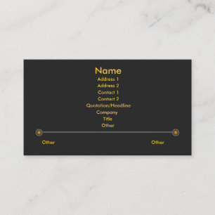 Cartão de visita de alta tecnologia X
