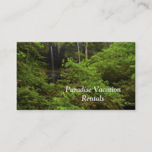 Cartão de visita de Aluguer de Férias