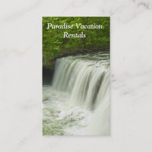 Cartão de visita de Aluguer de Férias