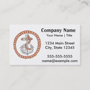 Cartão de visita de Âncora Náutica 1