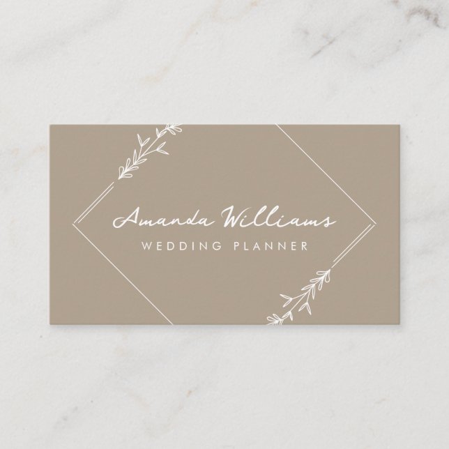 Cartão de visita de Areia Social de Cartão QR Eleg (Frente)