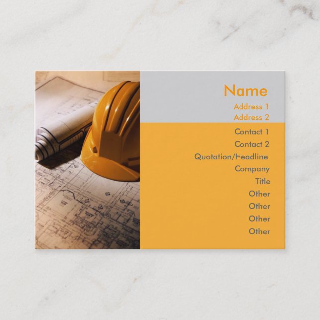 Cartão de visita de arquiteto (Frente)