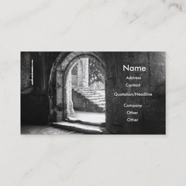 Cartão de visita de arquiteto (Frente)