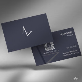 Cartão de Visita de Arquiteto Minimalista Moderno