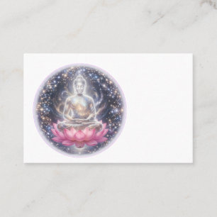 Cartão de Visita de Arte de Meditação Pacífica Suk