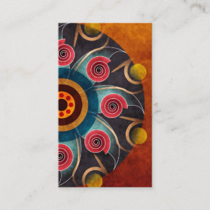 Cartão de visita de Arte de Vetor de Abstrato de 