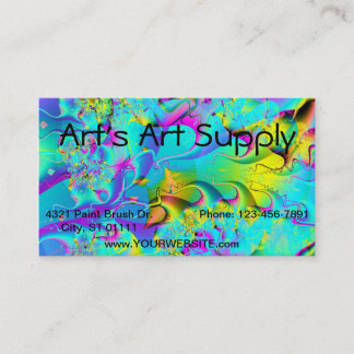 Cartão de visita de Arte Fractal legal