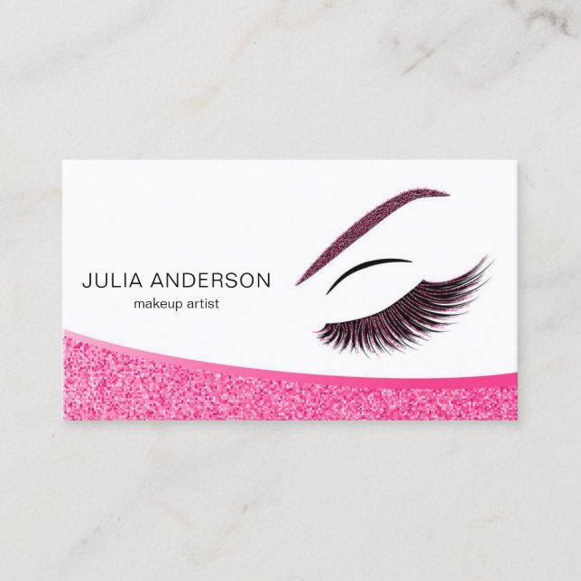 Cartão de visita de artista de ativação com efeito (Frente)