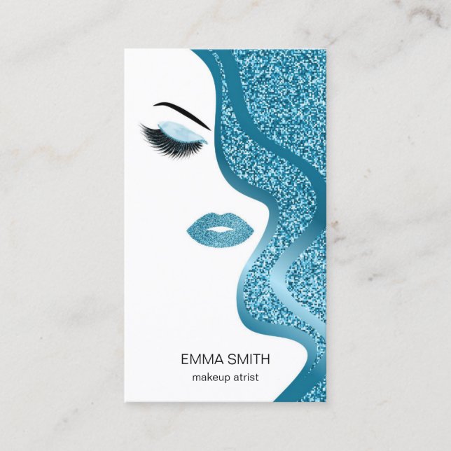 Cartão de visita de artista de ativação com efeito (Frente)